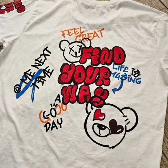 On Fire Find Your Own Way Short Sleeve T-Shirt Size 2X - Picture 10 of 11